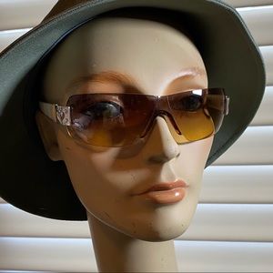 Brighton Tan Leather Sunglasses